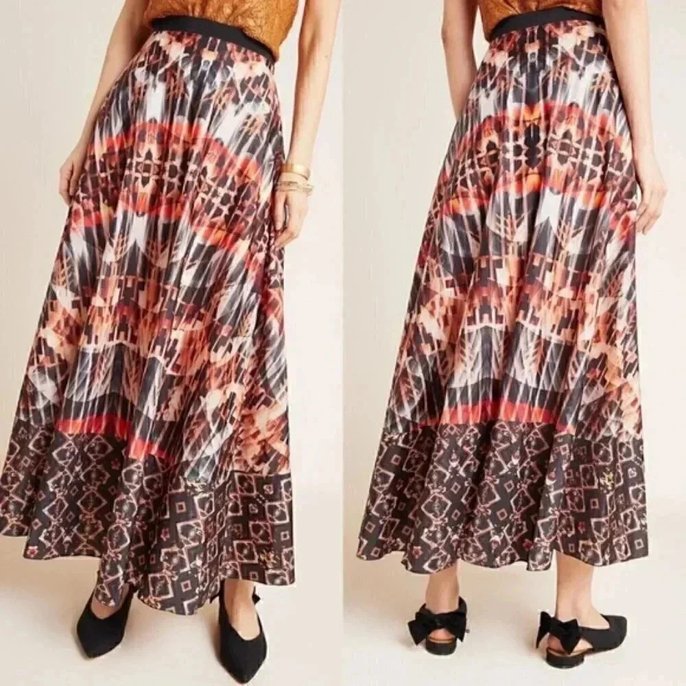 ANTHROPOLOGIE Bhanuni by Jyoti Kaleidoscope skirt